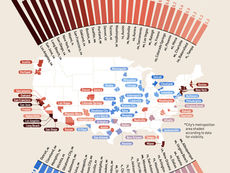 Mapped: Home Price-to-Income Ratio of Large U.S. Cities