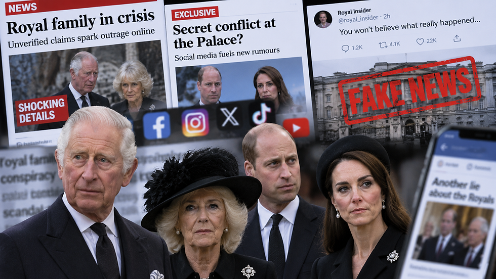 La famiglia reale britannica nel mirino delle fake news: l’IA alimenta una rete globale di disinformazione