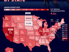 Mapped: Unemployment Rate By State in 2024