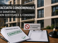 Facciata condominiale, la sanatoria non sostituisce il consenso