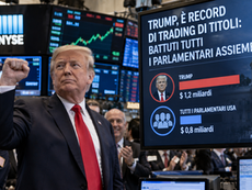 Trump e il record di operazioni finanziarie: in 17 mesi più transazioni dell’intero Congresso