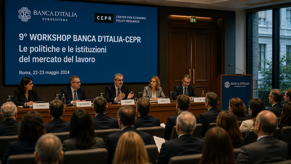 9° workshop Banca d'Italia-CEPR: le politiche e le istituzioni del mercato del lavoro