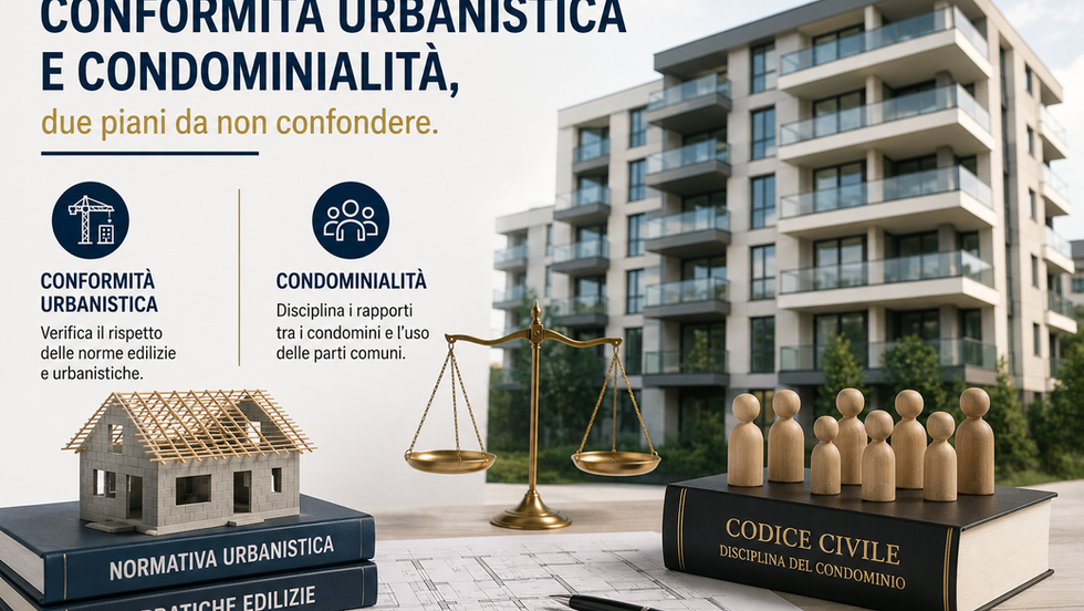 Conformità urbanistica e condominialità, due piani da non confondere