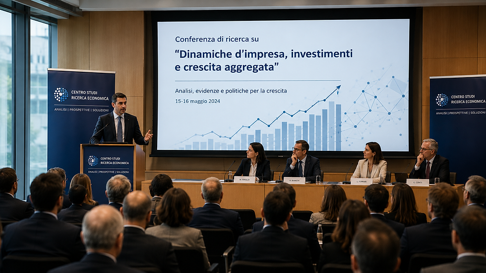 Conferenza di ricerca su "Dinamiche d'impresa, investimenti e crescita aggregata"
