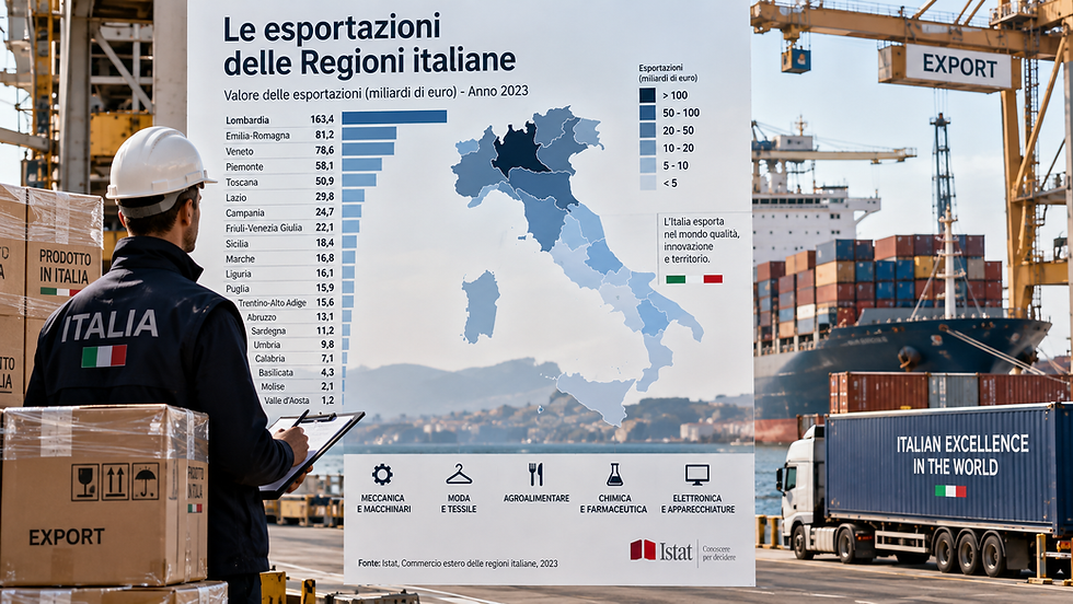 Le esportazioni delle Regioni italiane - II trimestre 2026
