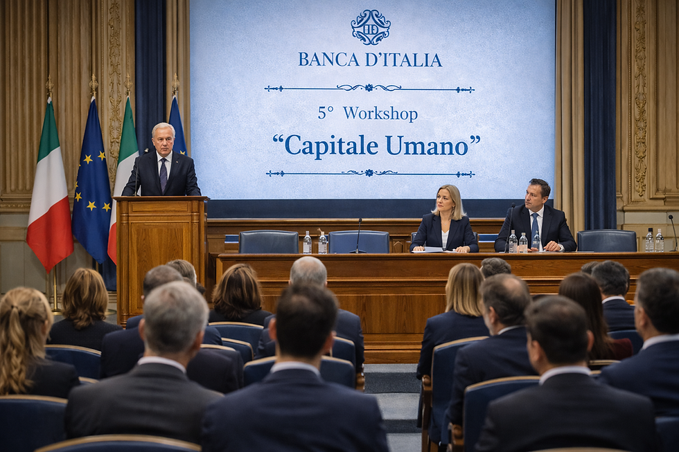 5° Workshop Banca d'Italia su "Capitale Umano"