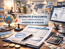 Ritenute d’acconto sulle provvigioni di agenzie di viaggio: differimento al 1°maggio 2026