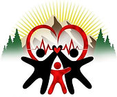 Logo for Its a New Day Professional Visitation Monitor figures in front of a heart.