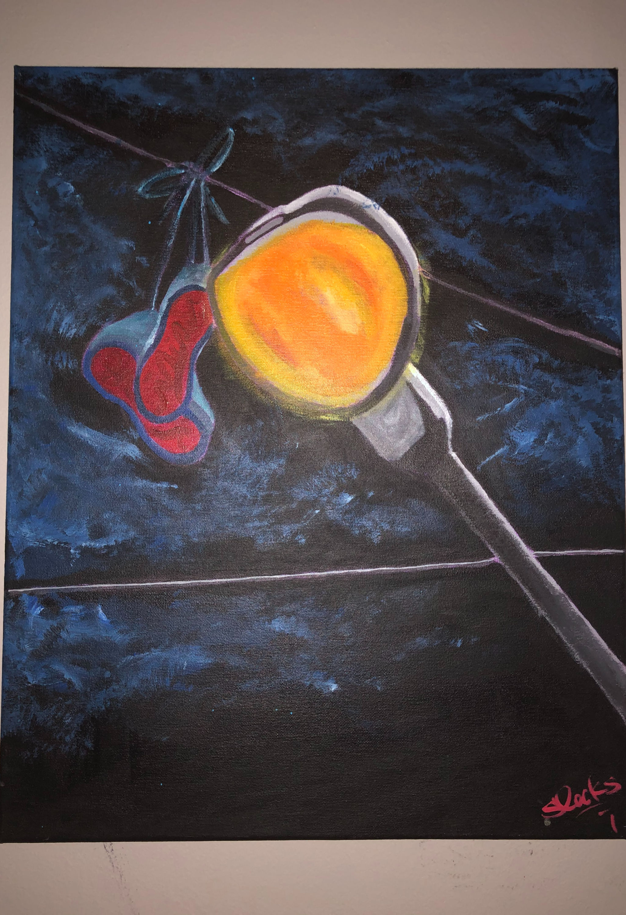 Under the streetlight