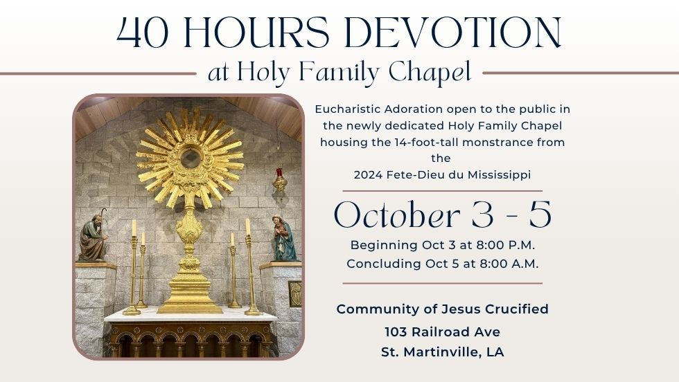 40 Hours Devotion