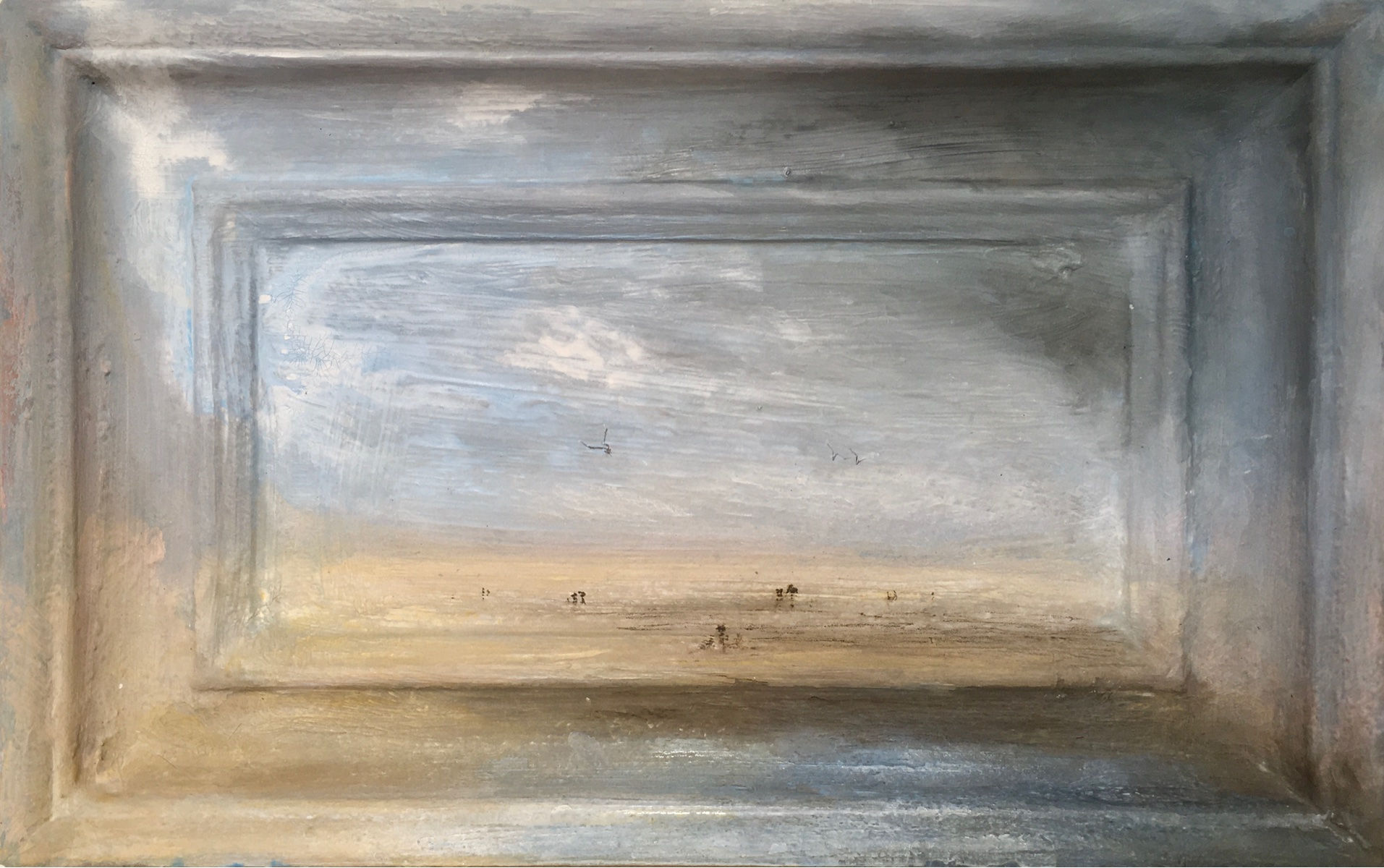 seascape, contemporary british art, british women artist, sussex beach painting, sussex artist, seaview, rottingdean beach