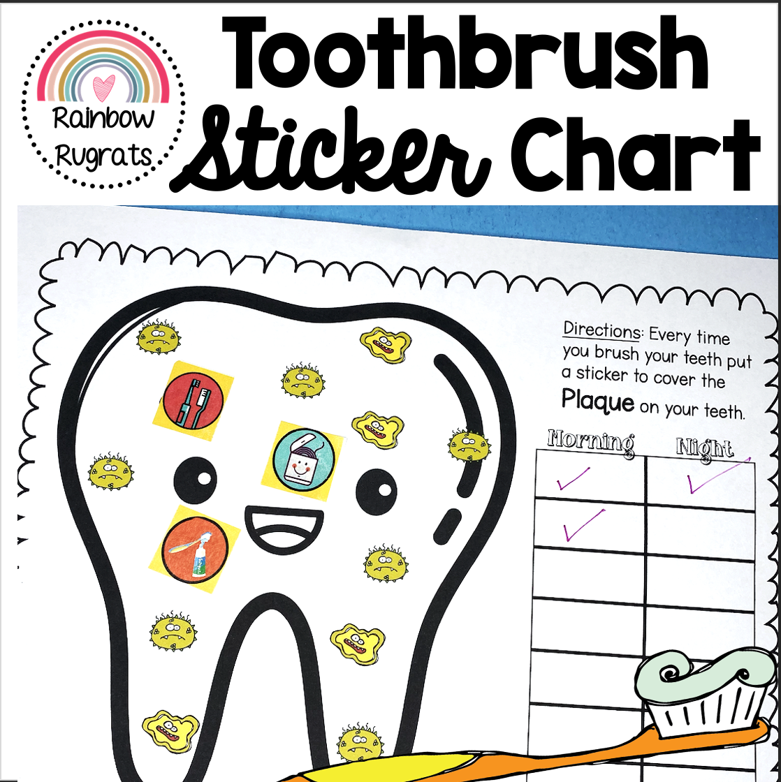 Toothbrush Sticker chart