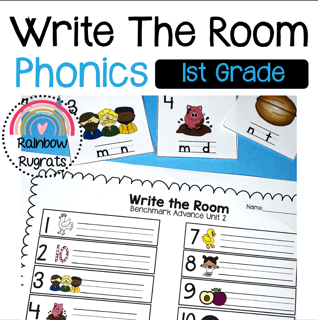 Write the Room Unit 1-10 Phonics Bundle Benchmark Advance