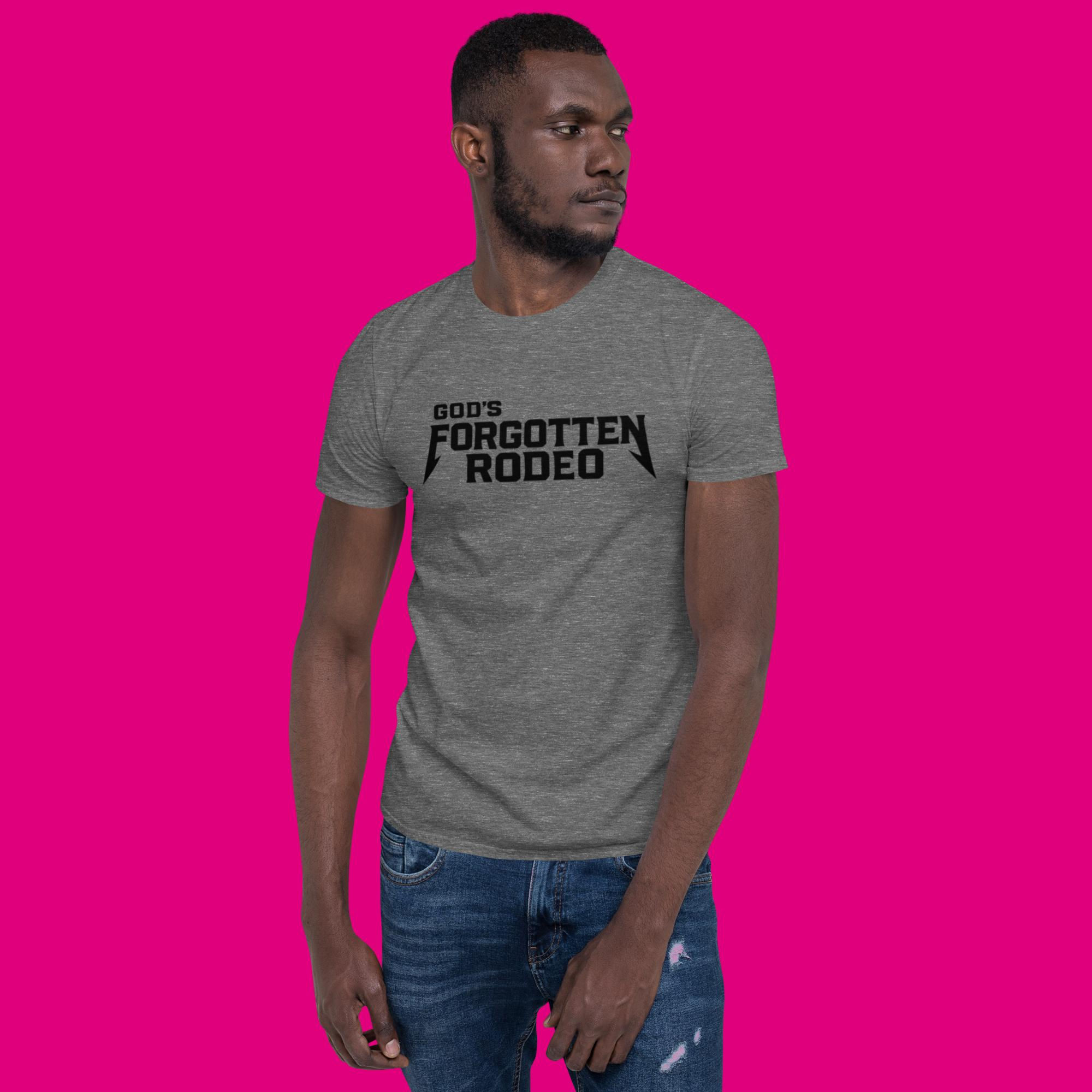 God's Forgotten Rodeo Logo Short-Sleeve Unisex T-Shirt