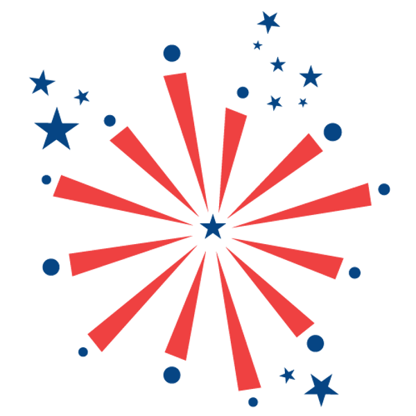 Red Fireworks
