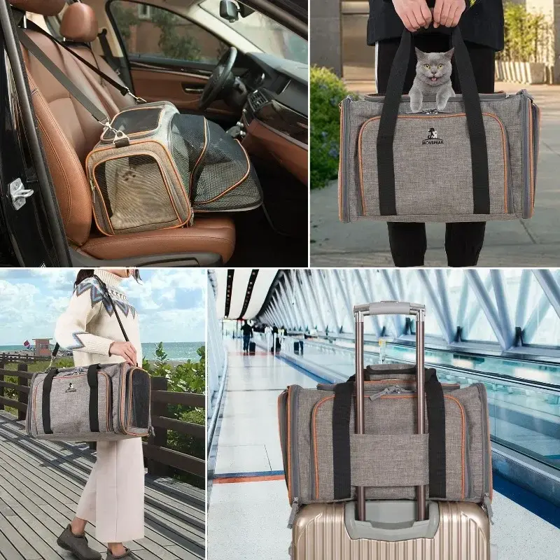 Thumbnail: Horizon-Expand Portable Travel Cabin – Breathable & Foldable Pet Handbag
