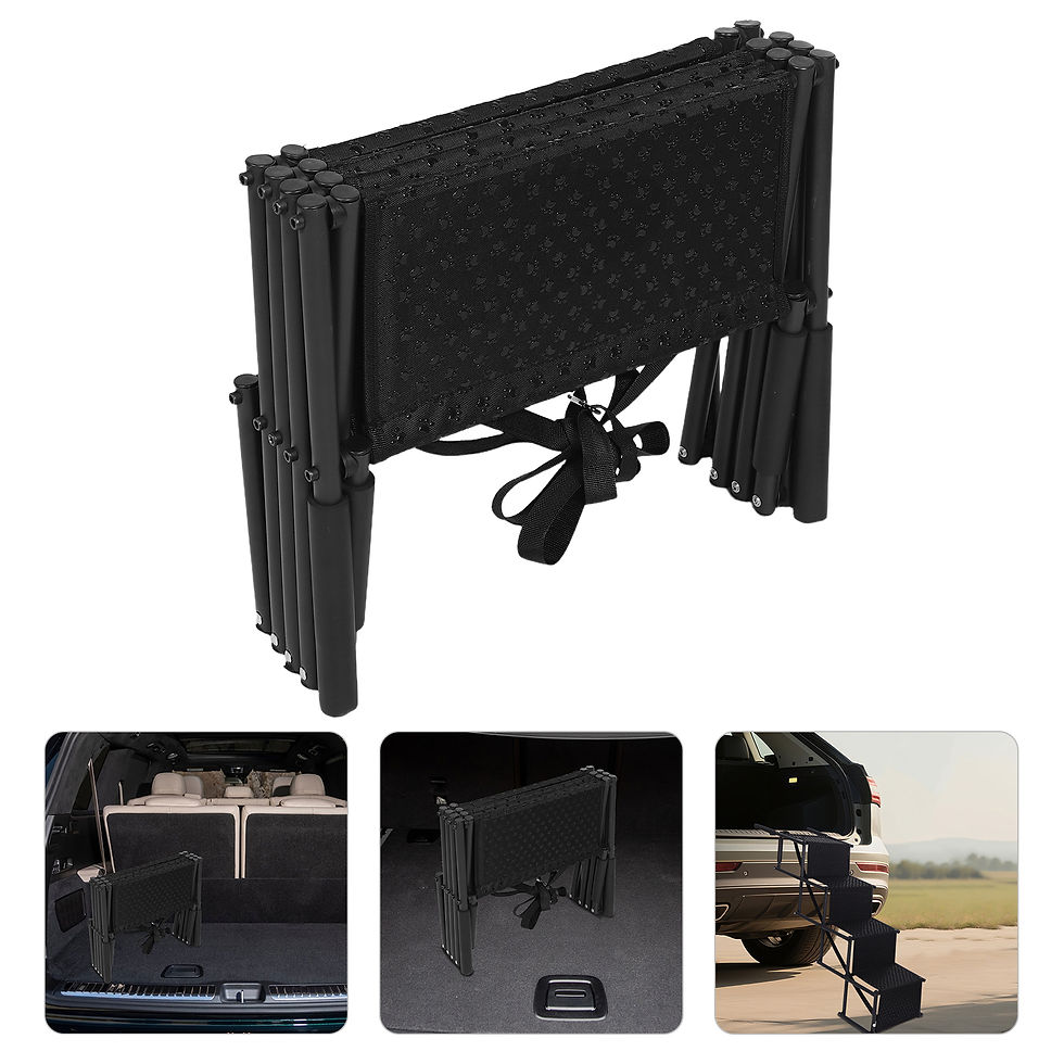 Thumbnail: Road-Ready™ Heavy Duty Portable Pet Stairs (4-Tier)