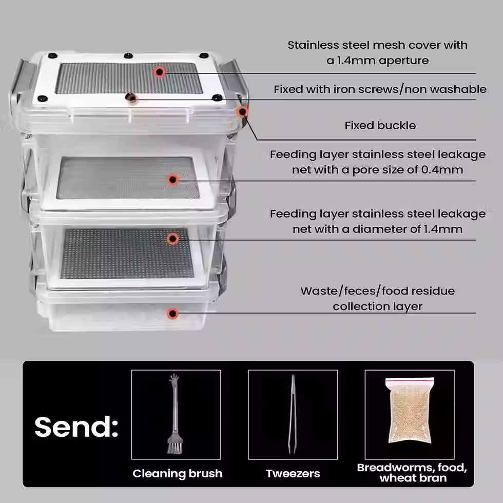 Thumbnail: Triple-Phase Feeder & Breeding Station | Precision Insect Management Module
