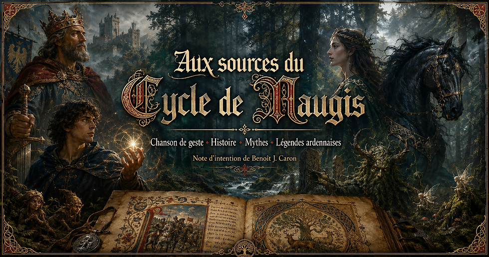NOTE D’INTENTION : ÉTIOLOGIE DU CYCLE DE MAUGIS.
