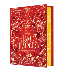 Couverture du roman La Lame des tempêtes, de Danielle L. Jensen