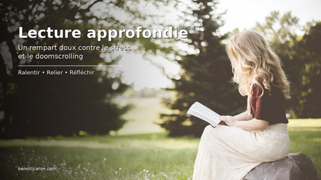 Et si, pour calmer le stress et la saturation mentale, on revenait à une pratique simple : lire vraiment, lentement, jusqu’au bout ?