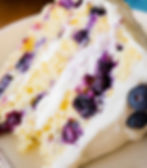 Triple Layer Lemon Blueberry Cake
