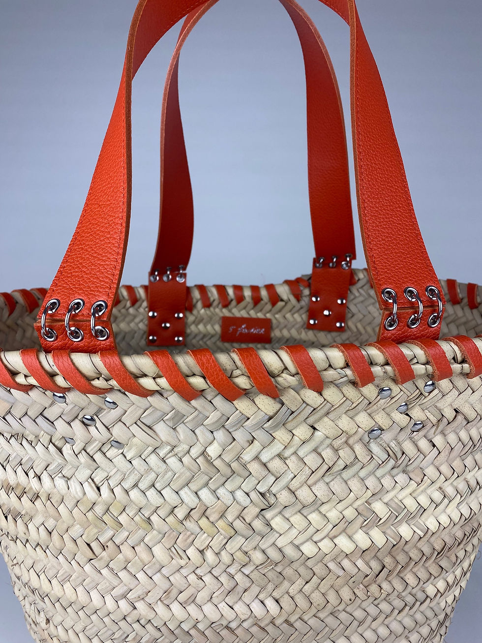 Miniature : LE GRAND PANIER TRESSÉ ORANGE