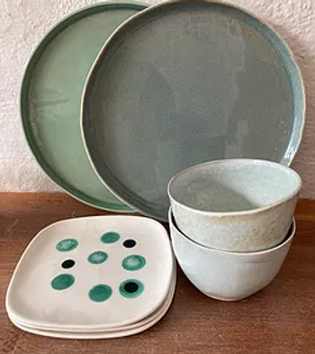 Tallekener kopper i porcelæn