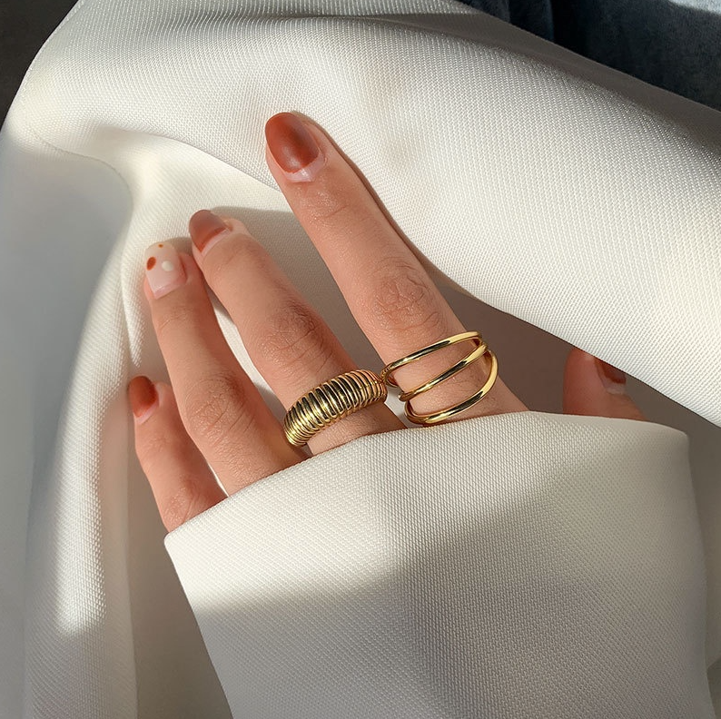 サムネイル： S925/design gold ring