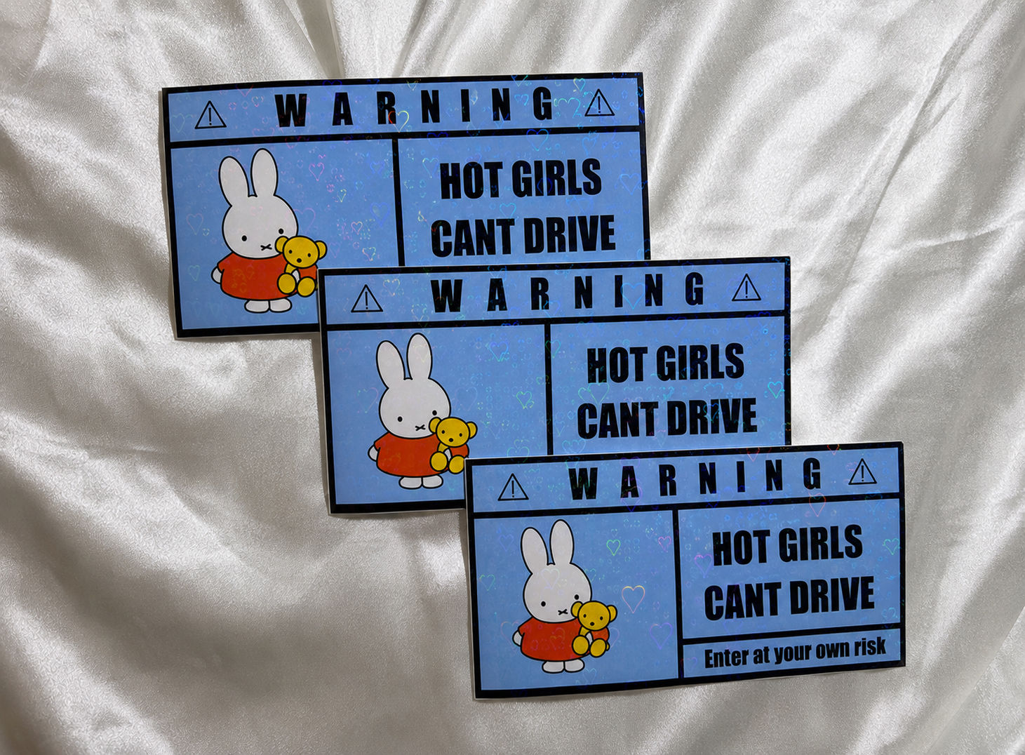 Miffy Warning Sticker