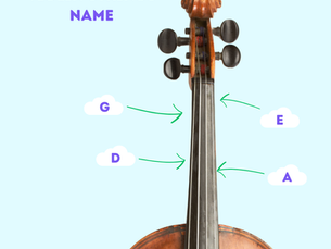 The violin strings name, how to tune and play!