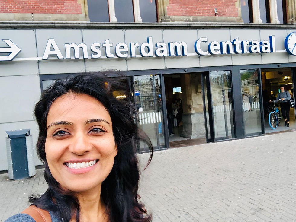 Selfie at Amsterdam :)