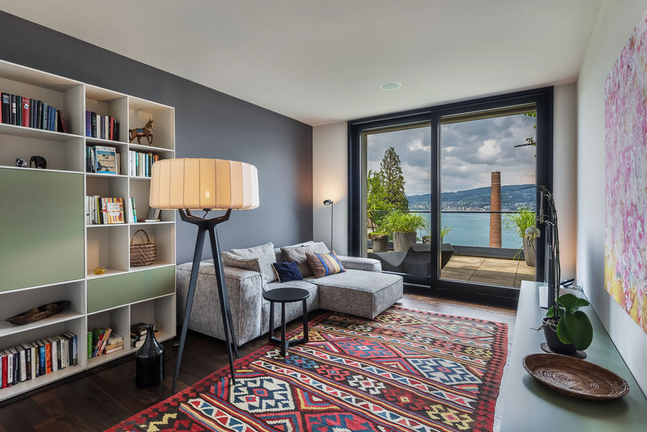 Maler-Referenz: Wohnung Wädenswil; Farb- und Materialkonzept, Anstriche innen