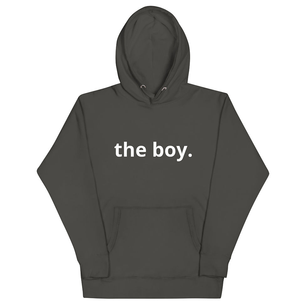 Thumbnail: the boy. Unisex Hoodie