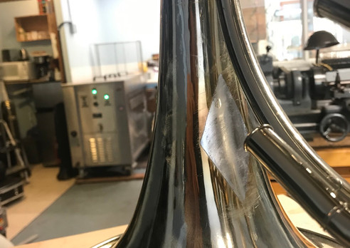 Conn 8D bell prep to split