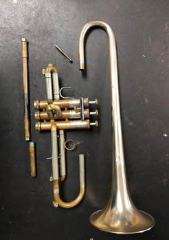 Adding a tunable Adams bell to a Shilke trumpet and reversing the leadpipe.