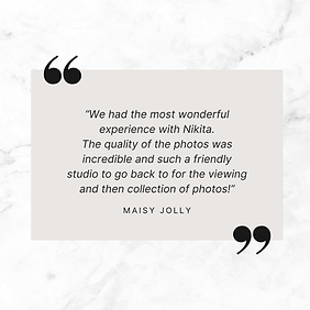 a clients review from her babies newborn photoshoot at barnoldswick photography studio