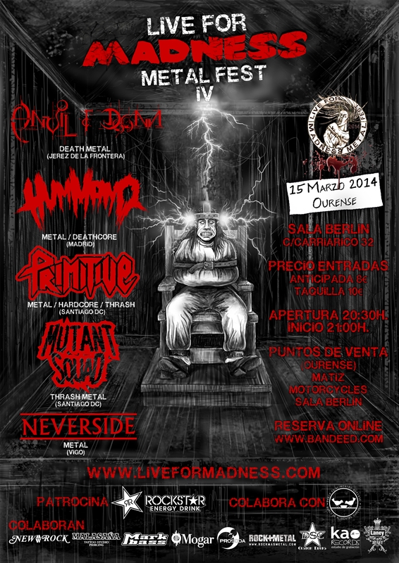 IV LIVE FOR MADNESS METAL FEST