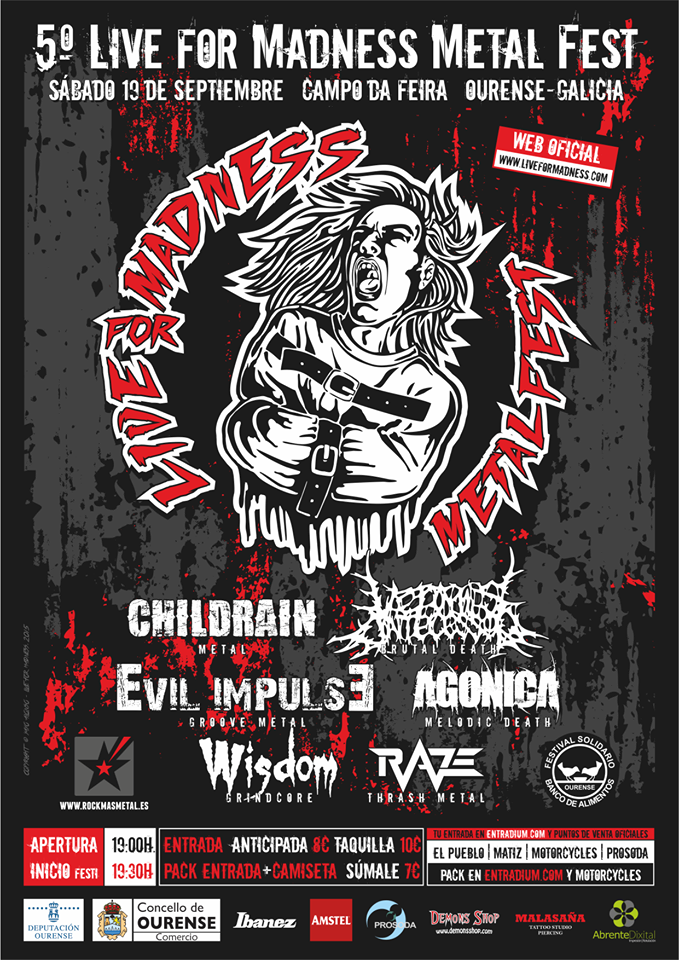 V LIVE FOR MADNESS METAL FEST