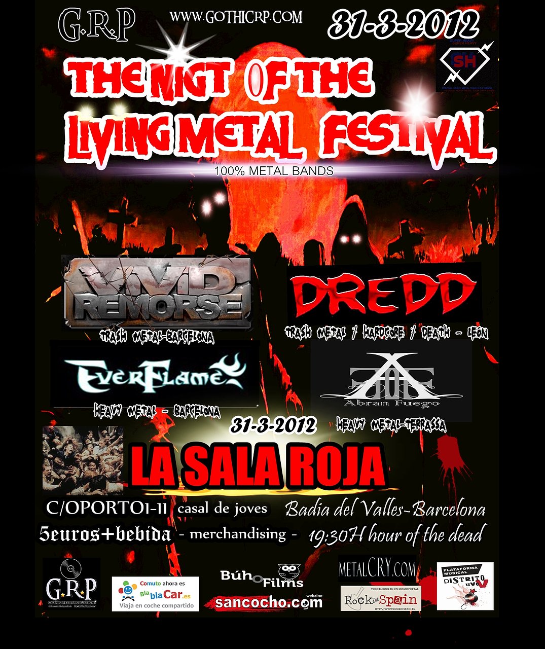 THE NIGHT OF THE LIVING METAL 2012