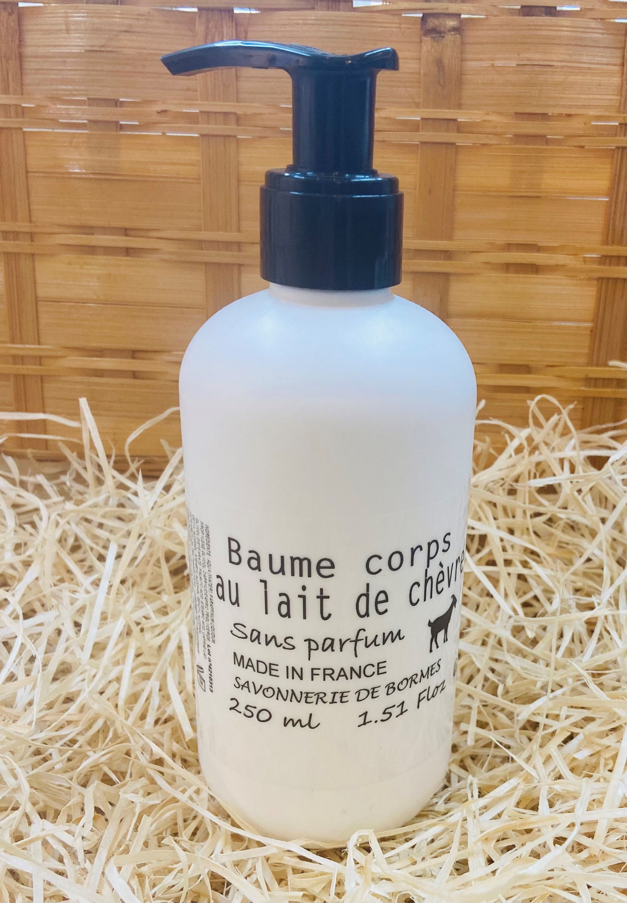 Baume corps au lait de chèvre Bio