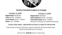 Miami Aikikai's Seminar October 4th - 5th, 2025
