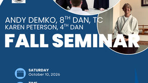 Albany Aikido's Fall Seminar held at Woodstock Aikido