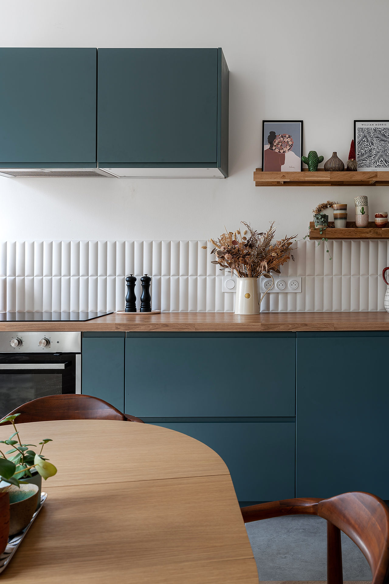 Cuisine IKEA avec façades Bocklip