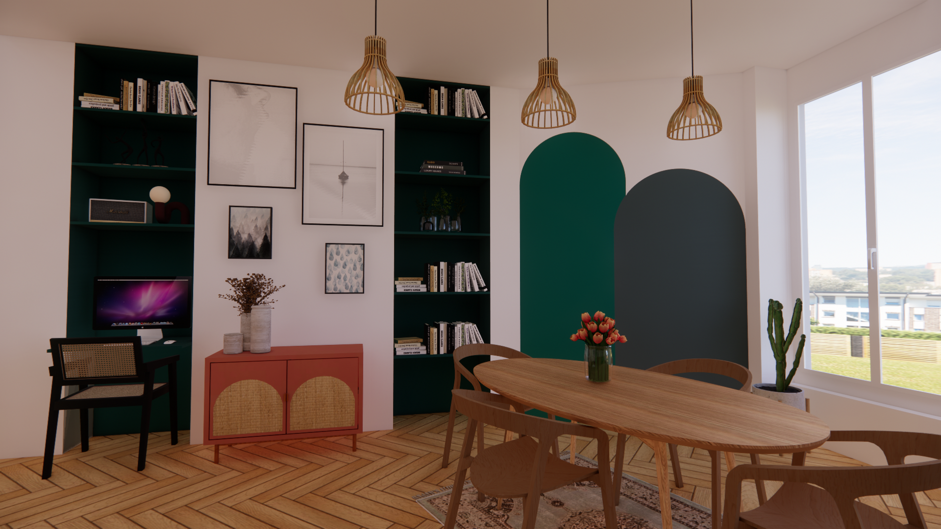Modélisation 3D de l'appartement à rénover