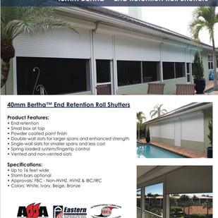 Roll Shutters 40mm