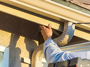 Rain gutters repair