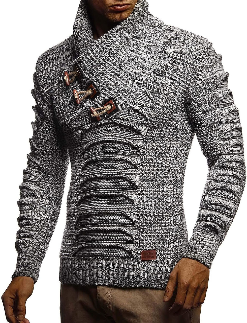 Miniature : Leif Nelson Pull en tricot pour homme