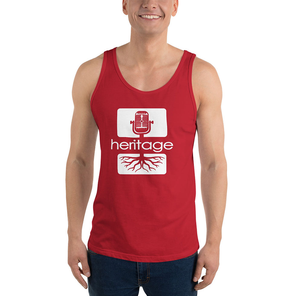 Thumbnail: Men's Tank Top - White Logo
