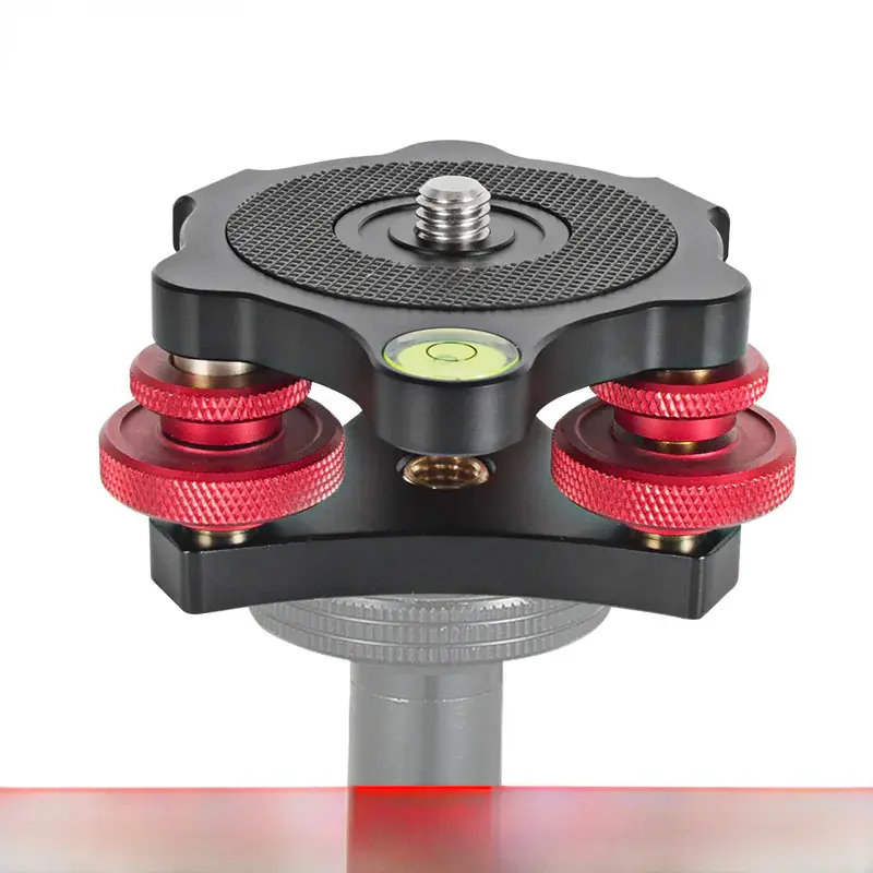 Camera Tripod Base with Adjustable Aluminum Angle